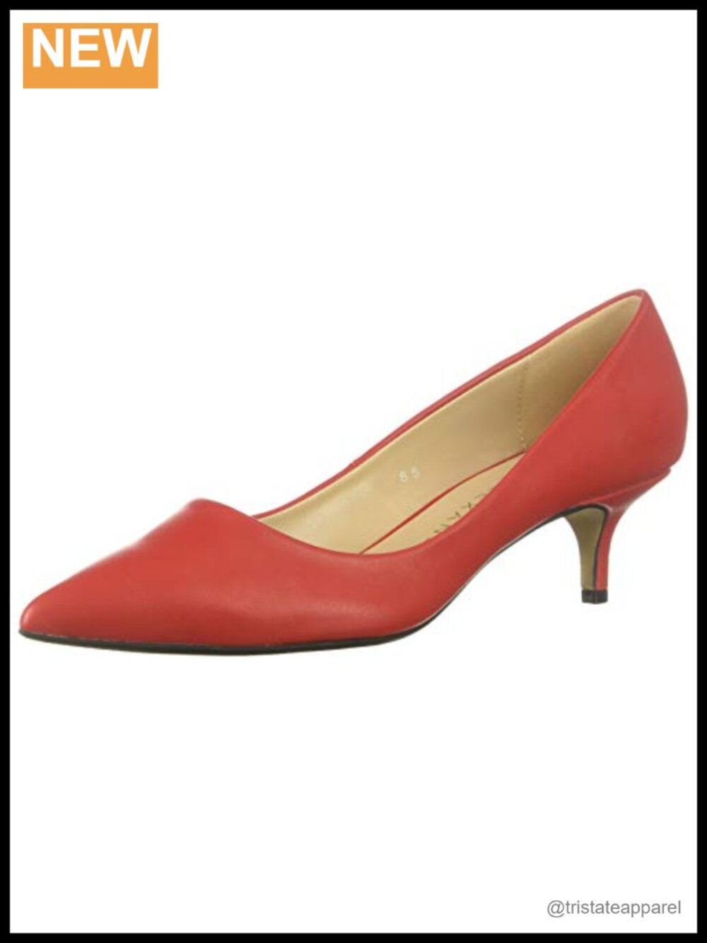 Athena Alexander Kitten Heel Pump with Cushioned Footbed and Ankle Strap